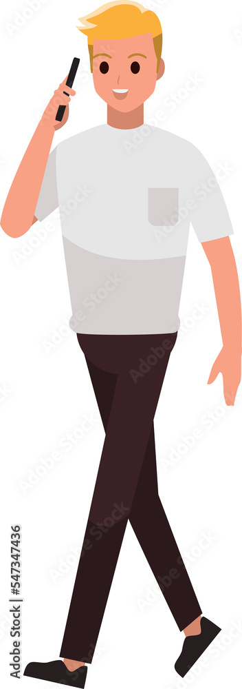 Fototapeta premium Student person man character set ,Vector illustration 