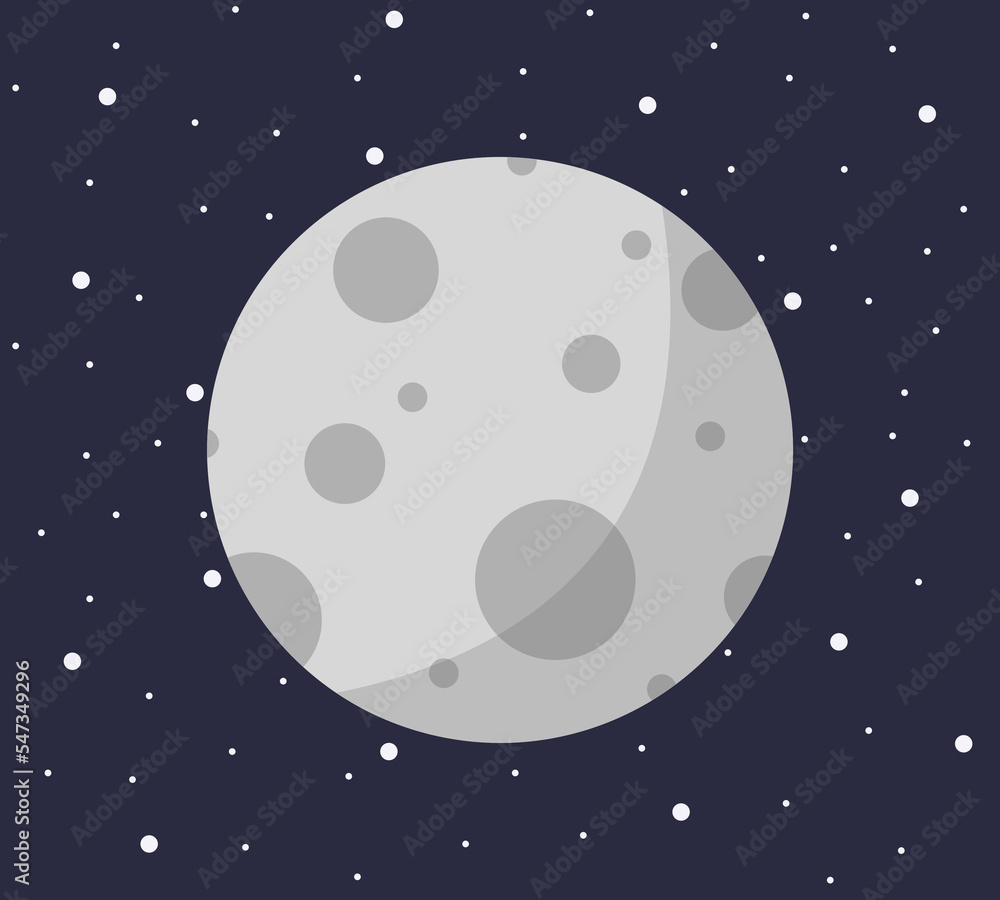 Cartoon solar system planet in flat style. Saturn planet on dark space with stars vector illustration. Cartoon solar system planet in flat style. Saturn planet on dark space with stars vector illustration.