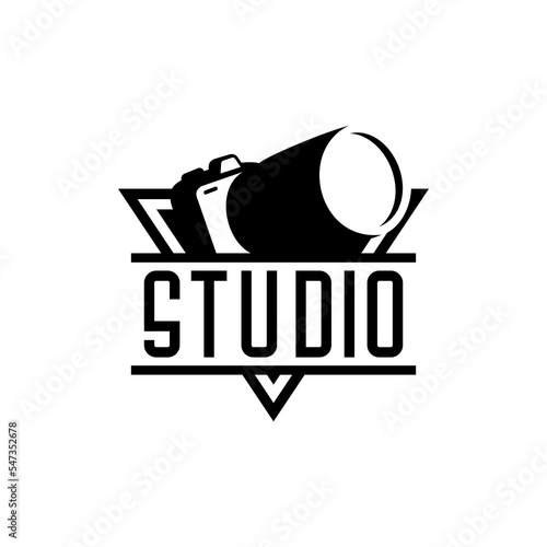 photography logo design vector, camera vector