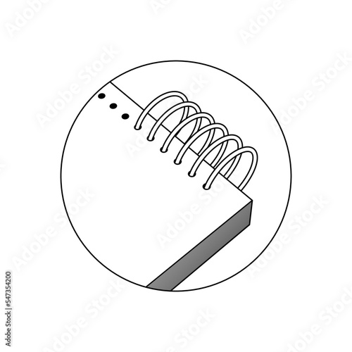 Spiral Book Binding icon