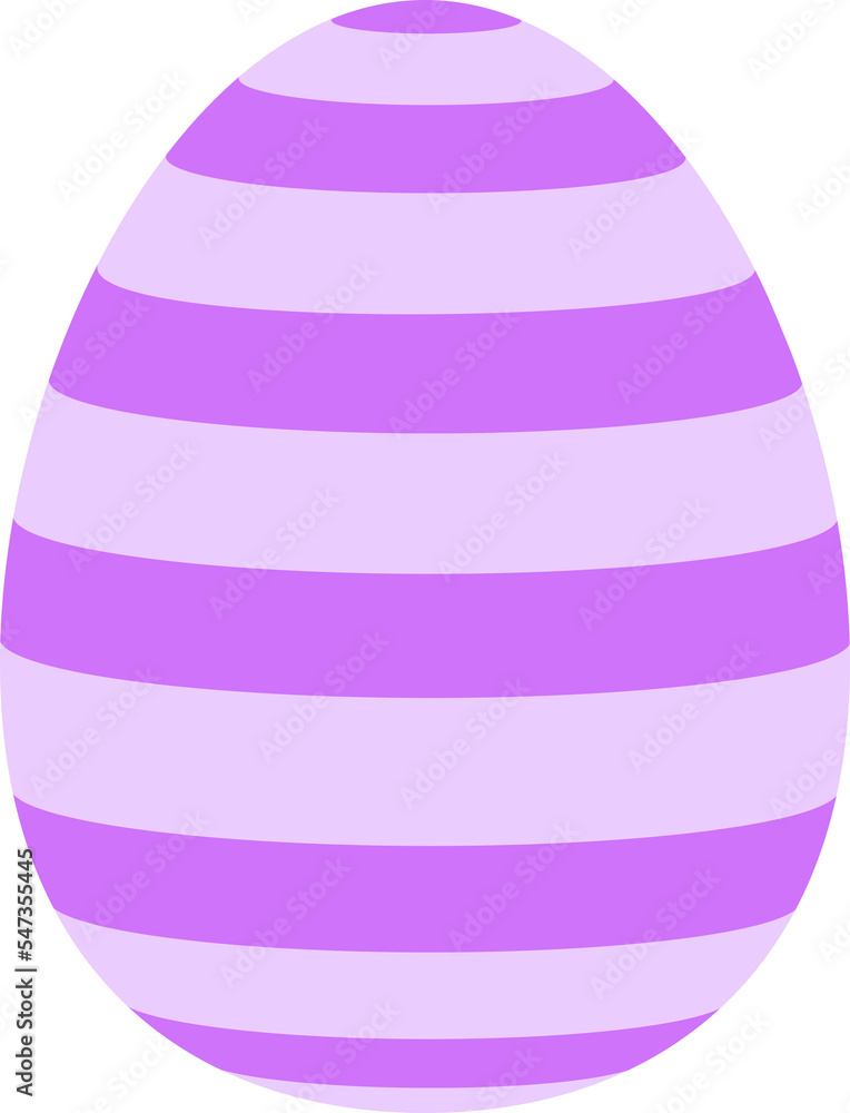 Happy Easter Day colorful egg isolated