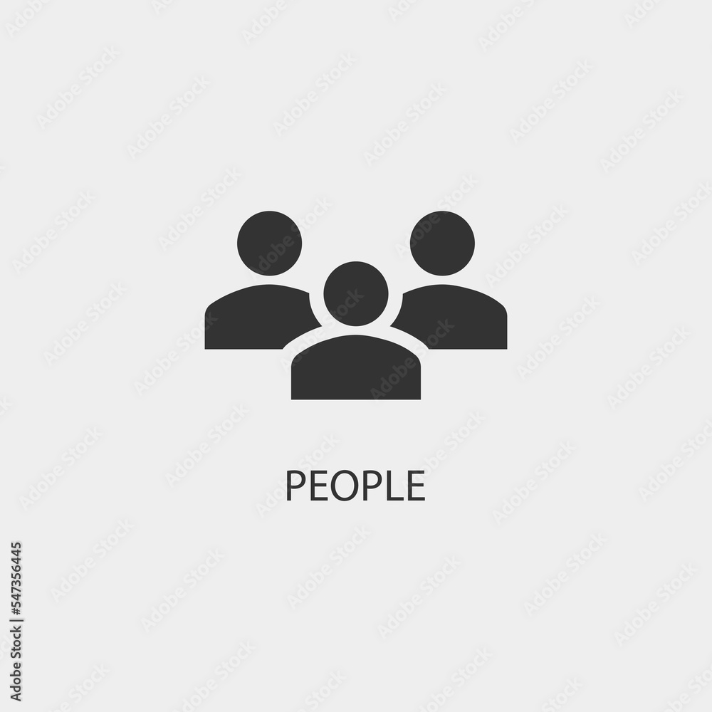 People vector icon illustration sign People vector icon illustration sign