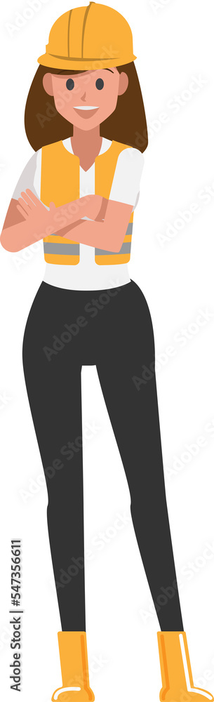 Technician woman and builders and engineers woman and mechanics 