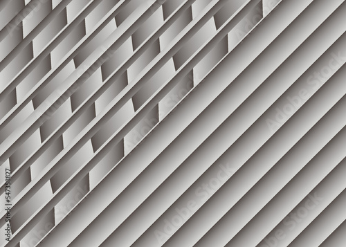 Abstract geometric white and gray with space modern design on Light gray background