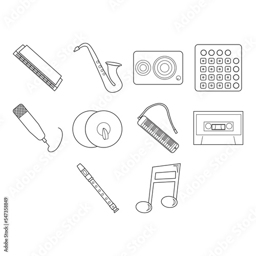 music icon set