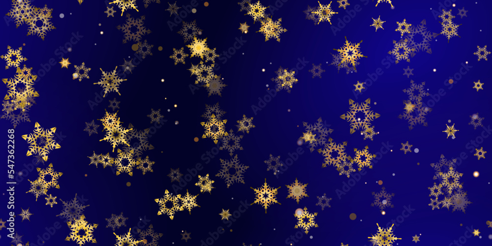 Gold snowflakes holiday seamless pattern. Gold snowflakes holiday seamless pattern.