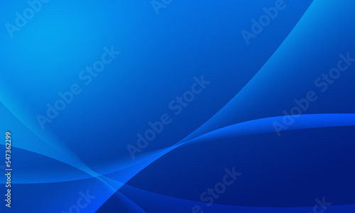 blue curve wave abstract background