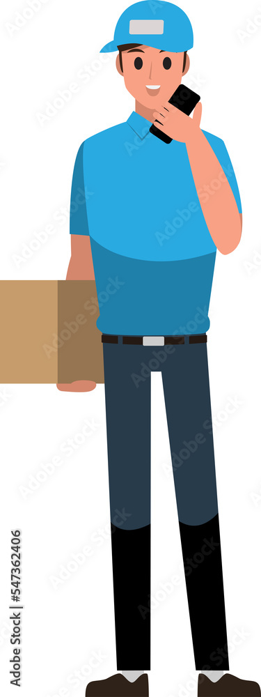 Delivery service man , Delivery service man ,