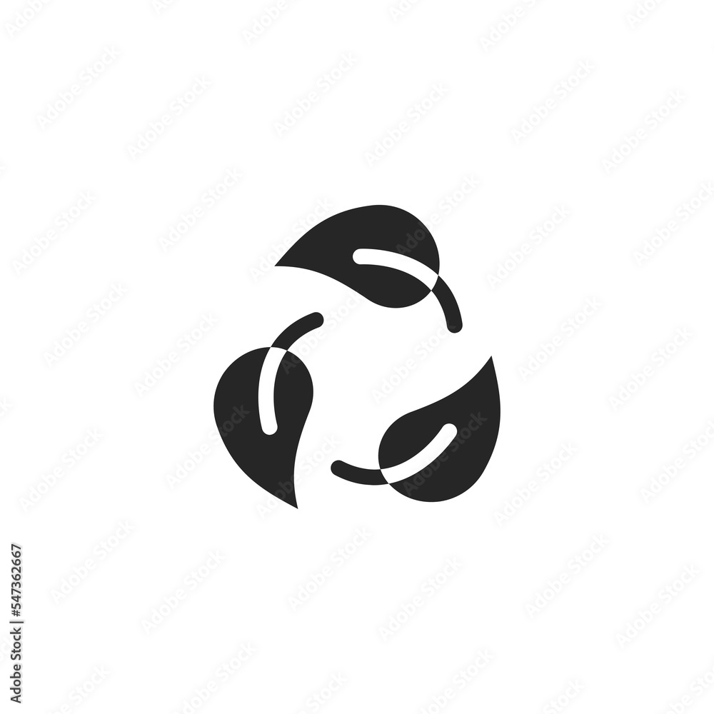 Vector sign of Recycle symbol is isolated on a white background. vector illustration icon color editable. Vector sign of Recycle symbol is isolated on a white background. vector illustration icon color editable.