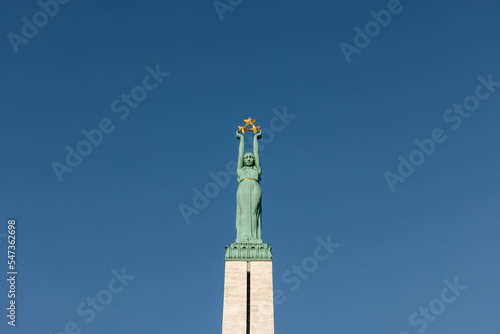 The Freedom Monument in Riga, Latvia