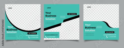 Digital marketing agency and corporate social media post template