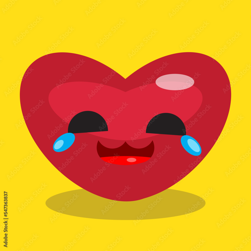 heart with LOL emotion heart with LOL emotion