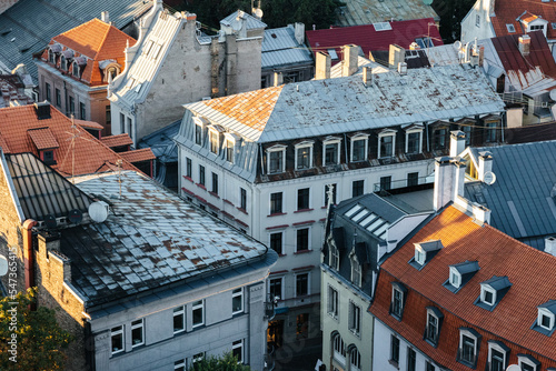 View over the city of Riga in Latvia