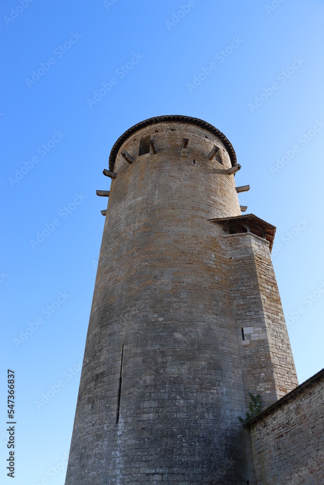 Round tower of the castle