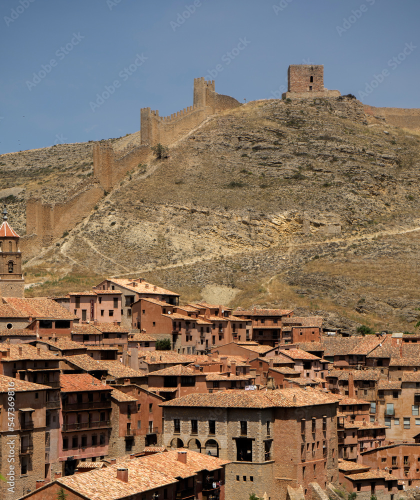 General view of Albarracín, Teruel, Spain