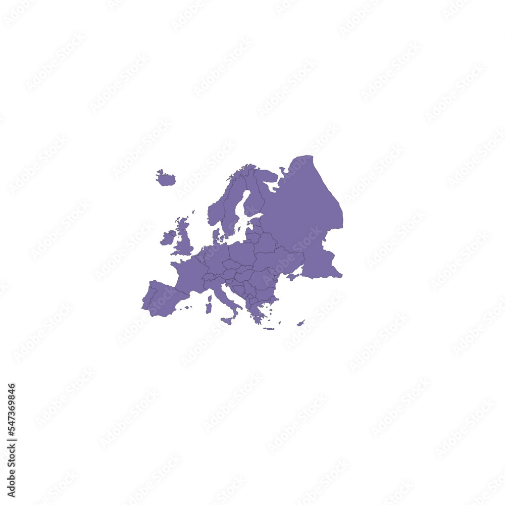 Obraz premium Europe map