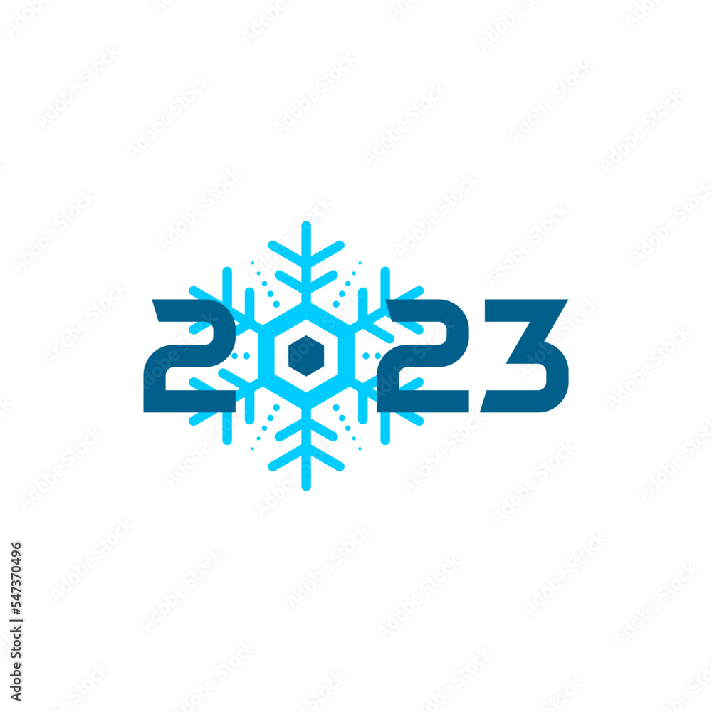2023 Winter logo template, Winter 2023 logo design vector 2023 Winter logo template, Winter 2023 logo design vector