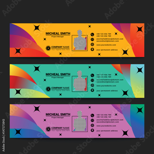 social media banner template design