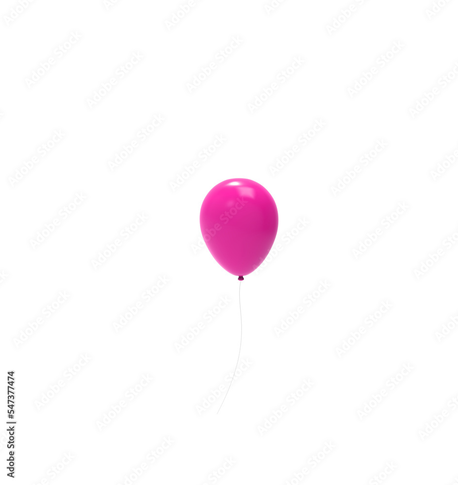 pink ballon on transparent background pink ballon on transparent background