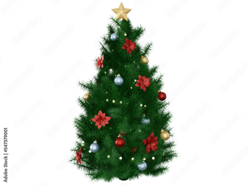 christmas tree isolated on white background christmas tree isolated on white background