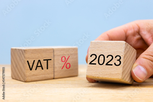 Vat in 2023, business concept, Settlement of invoices and accounting