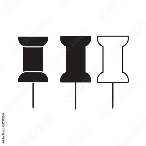 set of pins