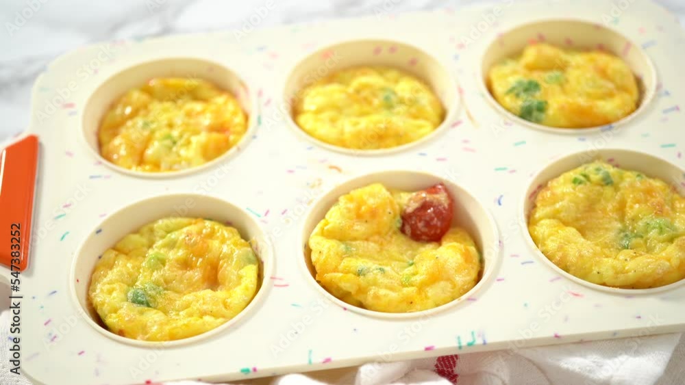 Step by step. Cooling fresh out of the oven bacon and cheese egg muffin. Step by step. Cooling fresh out of the oven bacon and cheese egg muffin.