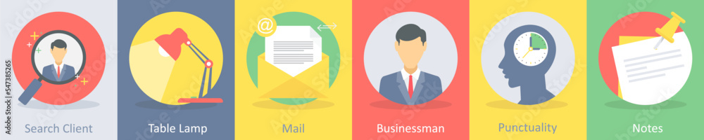 Obraz premium search client, table lamp