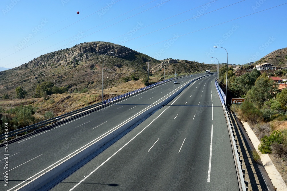 Autopista de Circunvalación de Málaga capital, Andalucía, España Autopista de Circunvalación de Málaga capital, Andalucía, España
