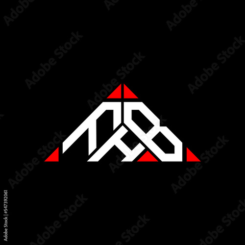 FHB letter logo creative design with vector graphic, FHB simple and modern logo. photo