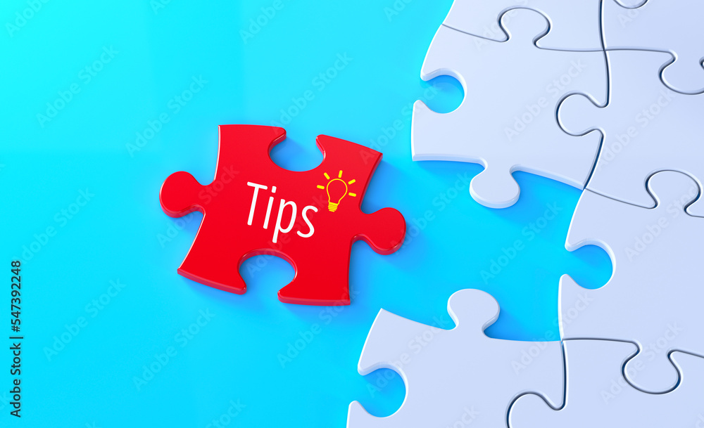 Fototapeta premium tips puzzle