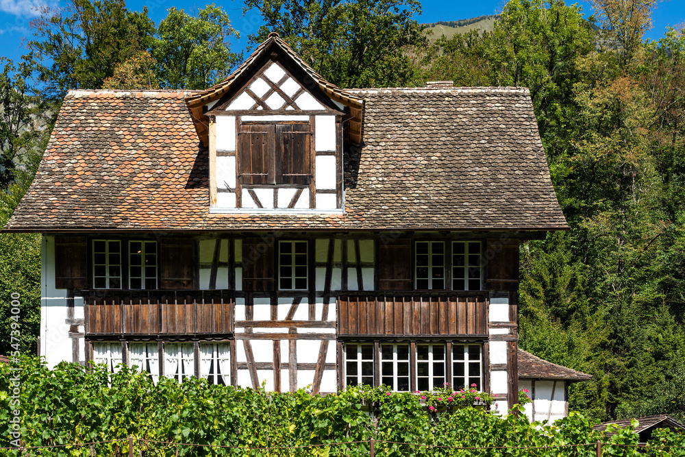 Historisches Weinbauernhaus in Ballenberg Historisches Weinbauernhaus in Ballenberg