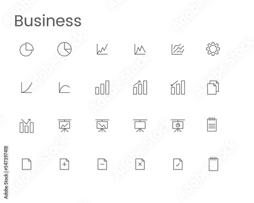 bussines icon for personal and company 