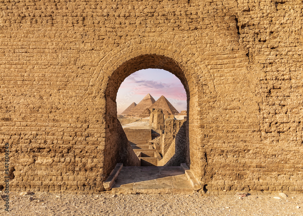 Ruins of the Tempe in the Valley of the Kings, Luxor, Egypt