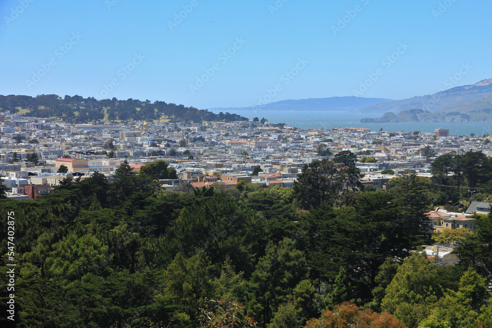 Magnificent View of Richmond District in San Francisco, California
