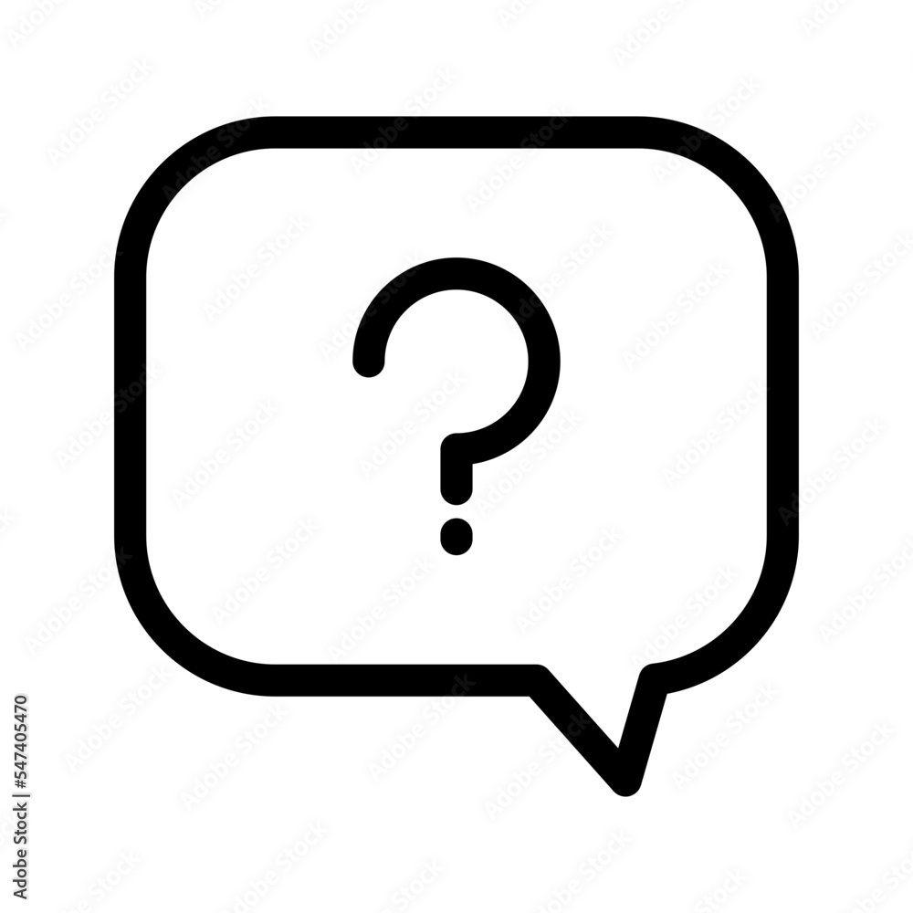 Question Icon Vector Symbol Design Illustration Question Icon Vector Symbol Design Illustration