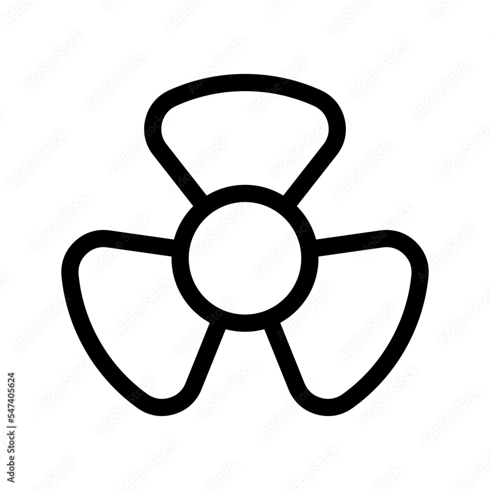 Obraz premium Nuclear Icon Vector Symbol Design Illustration