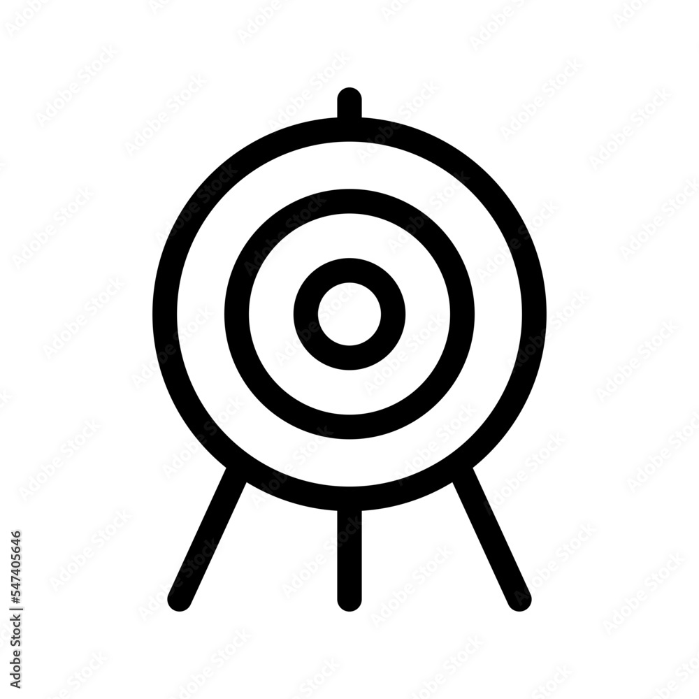 Target Icon Vector Symbol Design Illustration Target Icon Vector Symbol Design Illustration