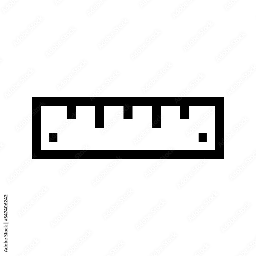 Measure Icon Vector Symbol Design Illustration Measure Icon Vector Symbol Design Illustration