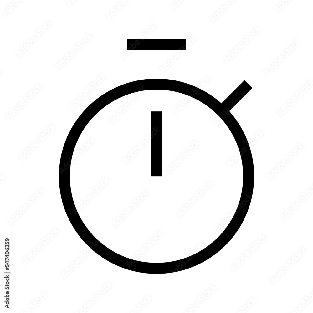 Timer Icon Vector Symbol Design Illustration Timer Icon Vector Symbol Design Illustration