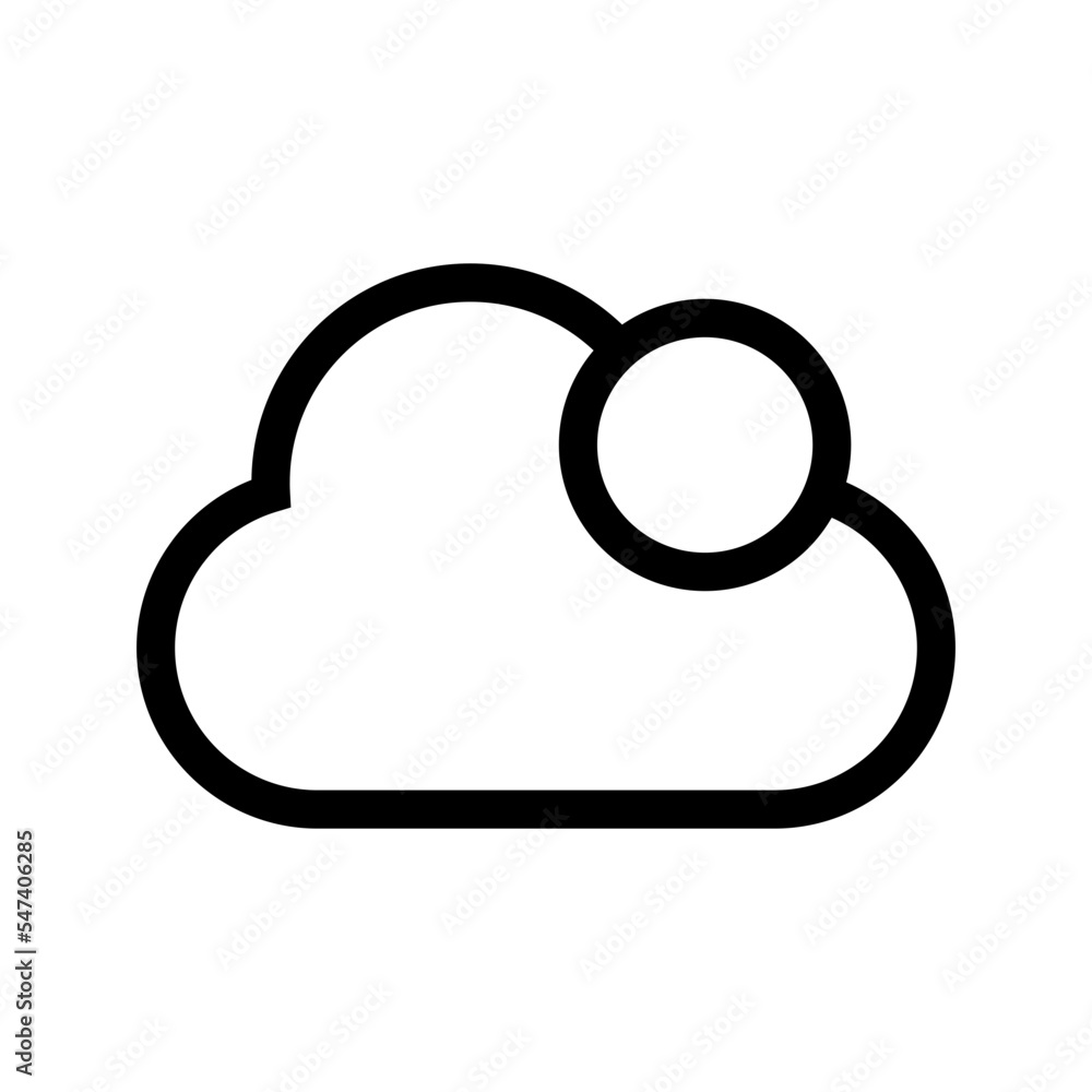 Cloud Icon Vector Symbol Design Illustration Cloud Icon Vector Symbol Design Illustration