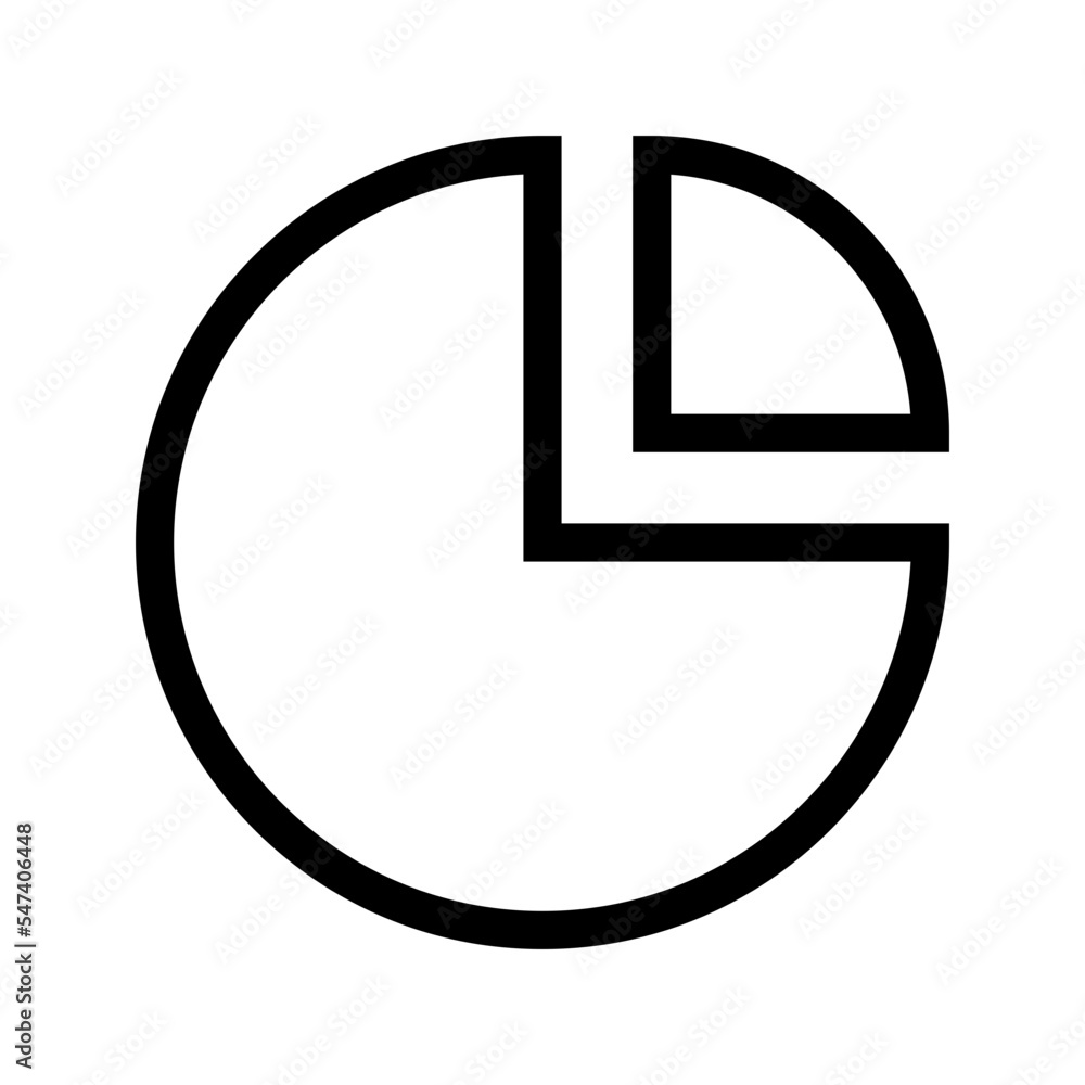 Pie Chart Icon Vector Symbol Design Illustration Pie Chart Icon Vector Symbol Design Illustration