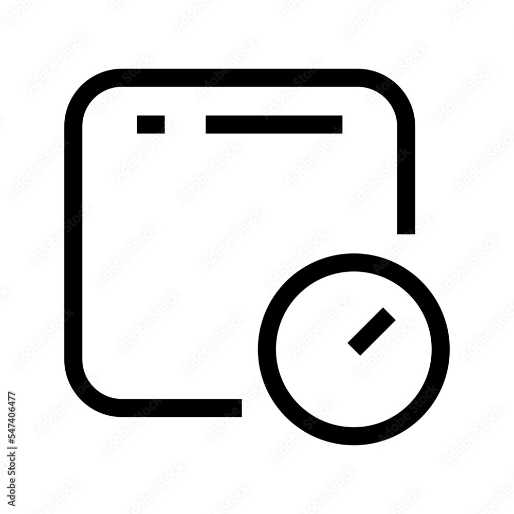 Reminder Icon Vector Symbol Design Illustration Reminder Icon Vector Symbol Design Illustration