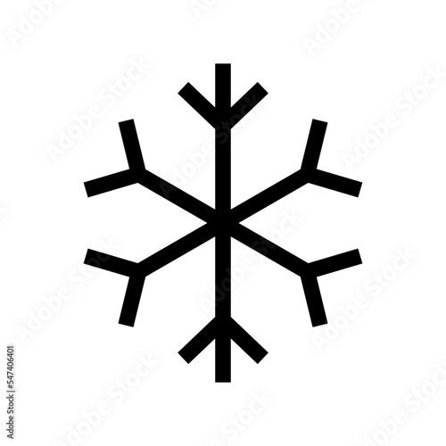 Snow Icon Vector Symbol Design Illustration