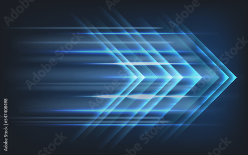 Modern abstract dynamic arrows fly in the background.Vector illustration.