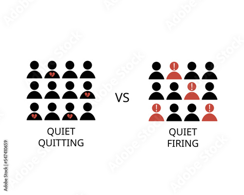 quiet quitting compare with quiet firing
