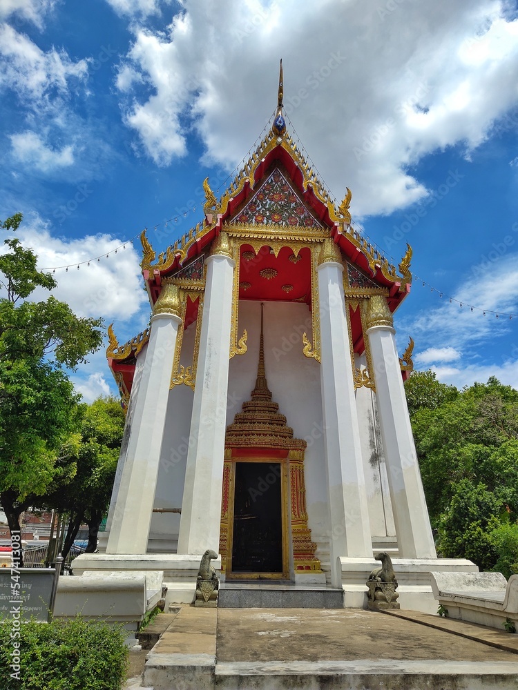 Ordination hall, Thai Buddhist building are called Ubosot