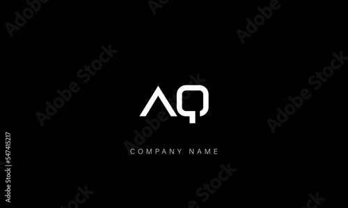 AQ, QA Abstract Letters Logo Monogram photo