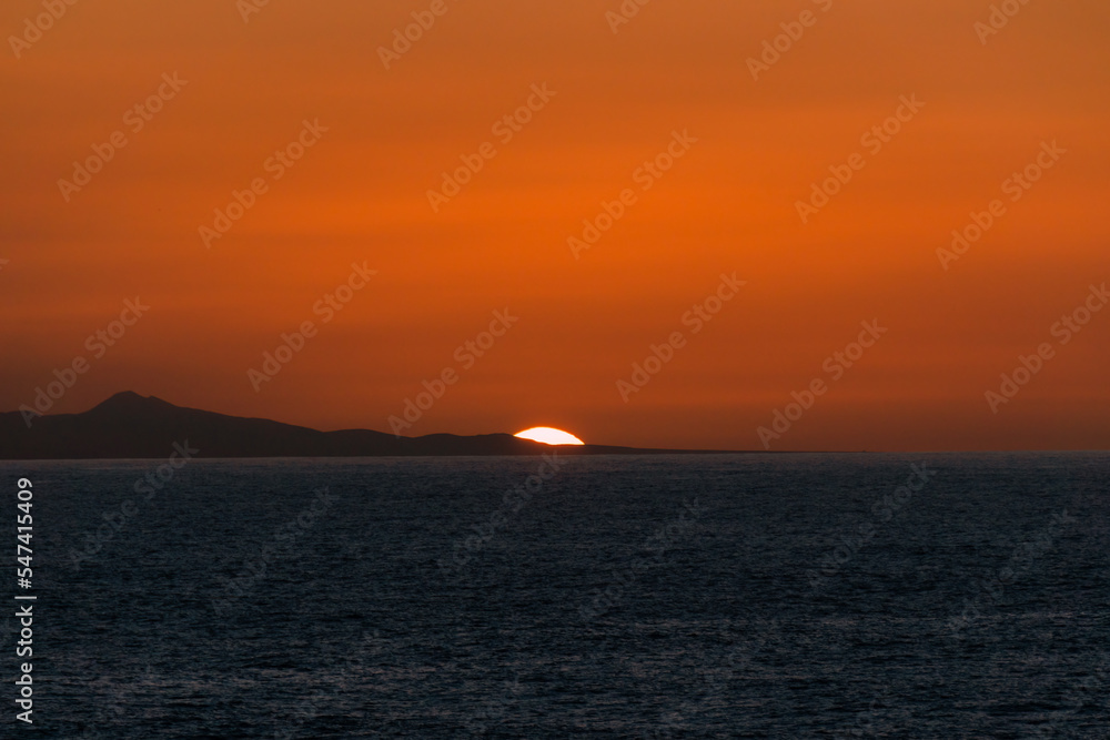 Sunset at Punta Guadalupe