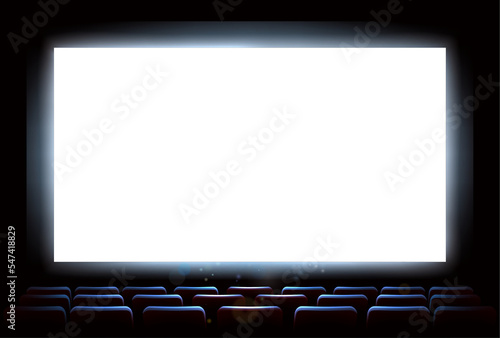 Movie Screen Cinema Theater or Theatre Background